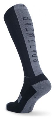 Spatz Hotsokz Calze lunghe invernali Merino Nero Grigio