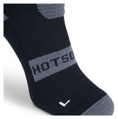 Spatz Hotsokz Calze lunghe invernali Merino Nero Grigio