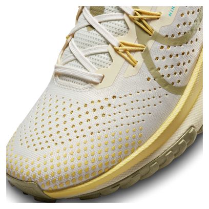 Chaussures de Trail Running Femme Nike React Pegasus Trail 4 Beige Jaune