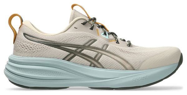 Asics Gel-Pulse 17 TR Men's Running Shoes, Beige/Blue