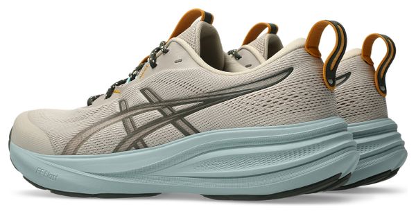 Asics Gel-Pulse 17 TR Men's Running Shoes, Beige/Blue