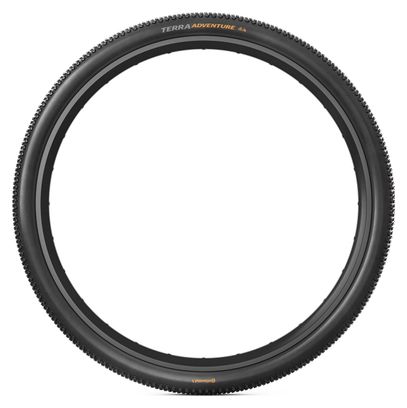 Pneu Gravel Continental Terra Competition 700 mm Tubeless Ready Souple Trail Casing Grip Compound E-Bike e25 Flancs Marrons Transparent