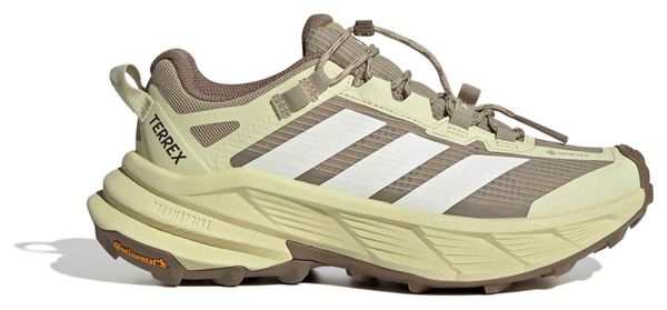 adidas Terrex Freehiker SL GTX Hiking Shoes, Green/Brown, Women's