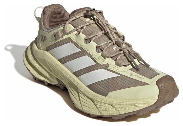 adidas Terrex Freehiker SL GTX Hiking Shoes, Green/Brown, Women's