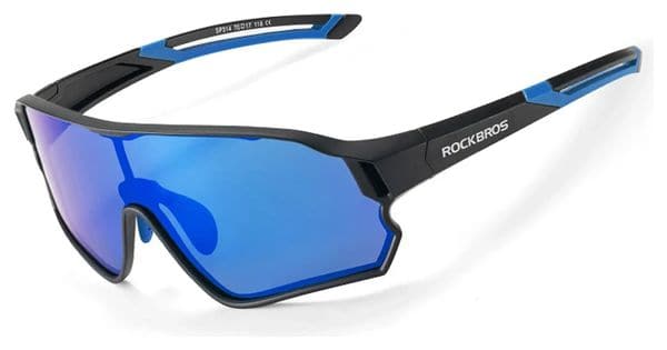 Lunettes de cyclisme photochromiques UV400 Rockbros 10174 - Bleu