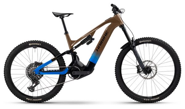 Haibike Hybe CF 9 12V 800 Wh Bosch 100 Nm MX(29/27.5'') Brown 2025 All-Suspension Electric Mountain Bike