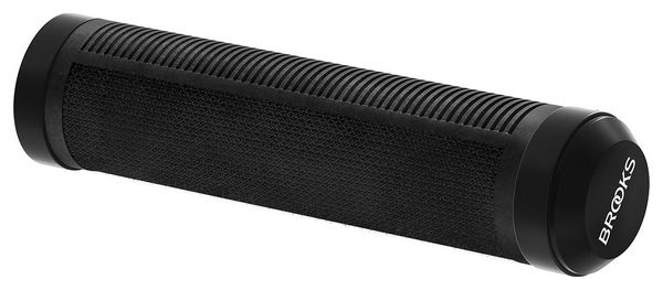 Paire de Poignées Brooks Cambium Rubber 130/130mm Noir