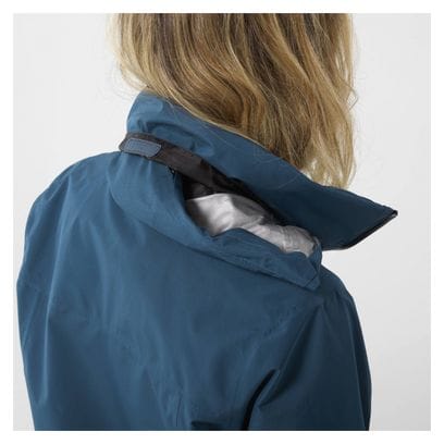 Veste Imperméable Lafuma Jaipur Gtx Zip Bleu Femme