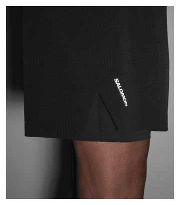 Salomon Sense Aero Trail 5in 2-in-1 korte broek voor heren, zwart