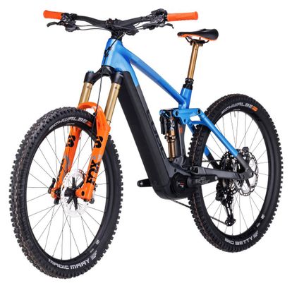 Cube Stereo Hybrid 160 HPC Actionteam 750 27.5 Electric Full Suspension MTB Shimano XT 12S 750 Wh 27.5'' Blau Grau Actionteam 2023