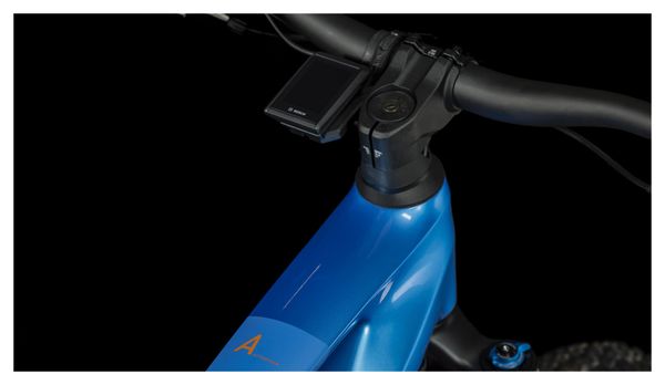 VTT Électrique Tout-Suspendu Cube Stereo Hybrid 160 HPC Actionteam 750 27.5 Shimano XT 12V 750 Wh 27.5'' Bleu Gris Actionteam