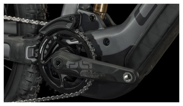 VTT Électrique Tout-Suspendu Cube Stereo Hybrid 160 HPC Actionteam 750 27.5 Shimano XT 12V 750 Wh 27.5'' Bleu Gris Actionteam