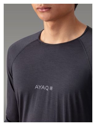 Lange Mouw Basislaag AYAQ Mefonna Merinos Grijs