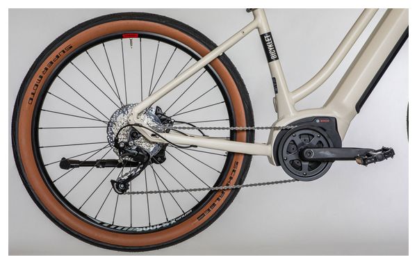 Vélo Fitness Électrique Bicyklet Béatrice Shimano Altus 9V 500 Wh 27.5'' Blanc