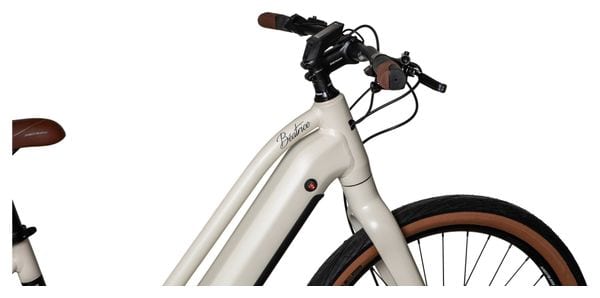 Bicicleta eléctrica de fitness Bicyklet Béatrice Shimano Altus 9S 500 Wh 27.5'' Blanca