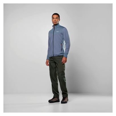 Salewa Puez Wafel Hybride Fleece Blauw