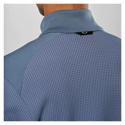Salewa Puez Wafel Hybride Fleece Blauw