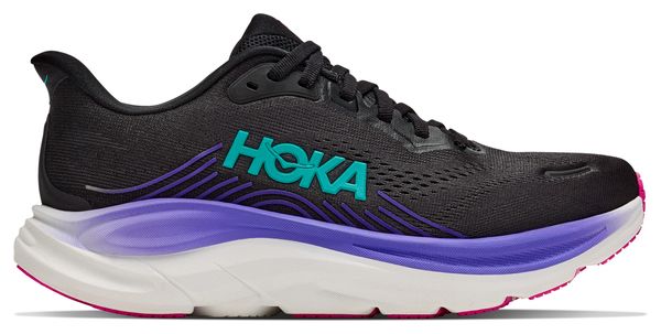 Hoka Clifton 11 Running Shoes, Black/Purple, Women's