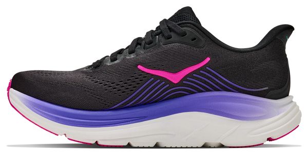 Hoka Clifton 11 Running Shoes, Black/Purple, Women's