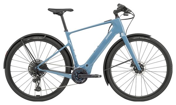 Cannondale Tesoro Neo Carbon 2 Elektrische Stadsfiets Sram Apex/NX 12S 400Wh 700mm Blauw