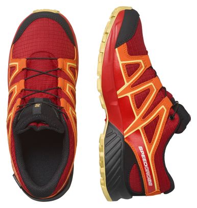 Zapatillas para niños Salomon Speedcross CSWP Junior Rojo/Naranja