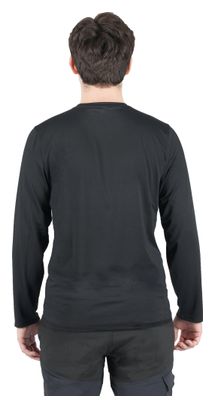 T-shirt Manches Longues Vertical Mountain Alpine Noir