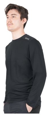 T-shirt Manches Longues Vertical Mountain Alpine Noir
