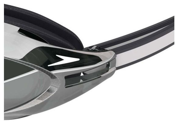 Schwimmbrille Speedo Vanquisher 3.0 Mirrored Schwarz/Silber Gespiegelt
