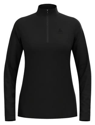 Women's Odlo Essentials Light 1/2 Zip Sweater Black