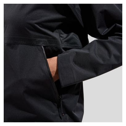 Women's Odlo Active 365 Performance Knit Regenjacke Schwarz
