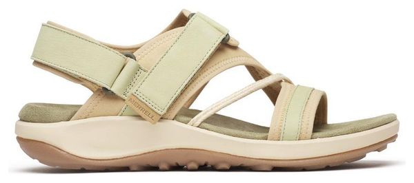 Merrell Terran 4 Backstrap Beige/Green dames wandelsandalen