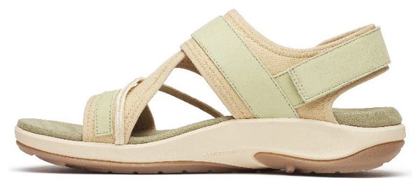 Merrell Terran 4 Backstrap Beige/Green dames wandelsandalen