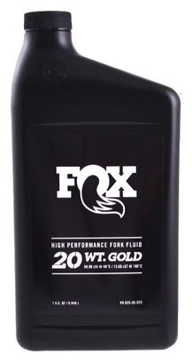 Huile de Fourche Fox Racing Shox 20 WT Gold 946 ml