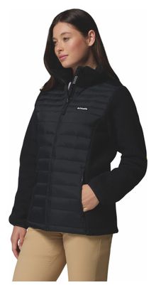 Chaqueta de pluma Columbia Hybride Juniper Peak Negro, Mujer