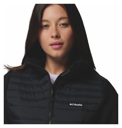 Chaqueta de pluma Columbia Hybride Juniper Peak Negro, Mujer