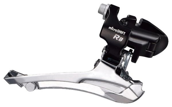 Desviador Microshift R8 2x8 velocidades abrazadera