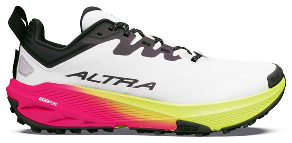 Altra Experience Wild 3+ trailschoenen Wit/Roze/Geel voor dames
