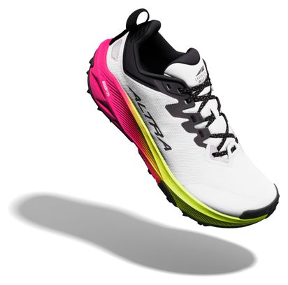 Altra Experience Wild 3+ trailschoenen Wit/Roze/Geel voor dames