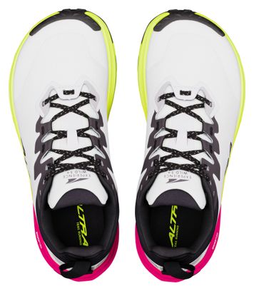 Altra Experience Wild 3+ trailschoenen Wit/Roze/Geel voor dames