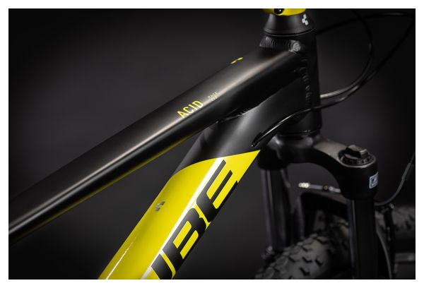 MTB Cube Acid 260 Kid Hardtail Shimano Tourney TX 8S 26'' Nero Giallo 2021