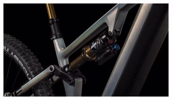 VTT Électrique Tout-Suspendu Cube Stereo Hybrid One55 C:68X SLT 750 Sram XX1 Eagle AXS 12V 750 Wh 29'' Argent Prizm 2024