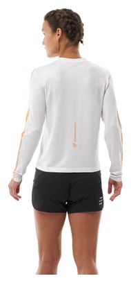 Compressport Performance Women's White/Orange Running T-Shirt