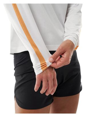 Compressport Performance Women's White/Orange Running T-Shirt