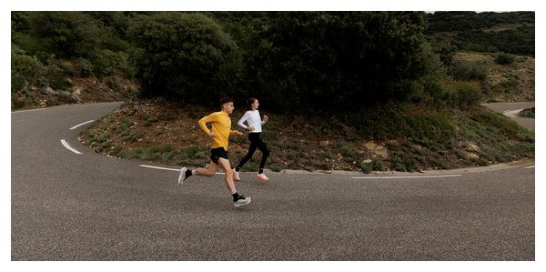 Compressport Performance Women's White/Orange Running T-Shirt