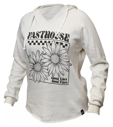 FASTHOUSE Hoodie Femme ANTHEM CREW NECK Blanc CassÈ