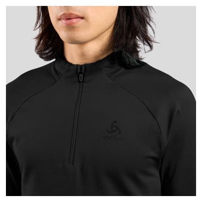 Pull Homme Odlo Essentials Light 1/2 Zip Noir