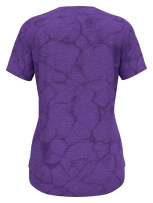 T-Shirt Technique Femme Odlo Zeroweight Engineered Chill-Tec Violet