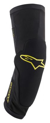 Alpinestars Paragon Plus Kniebeschermer Zwart Zuurgeel