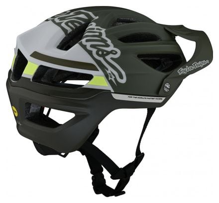 Troy Lee Designs A2 MIPS Silhouette Helmet Green
