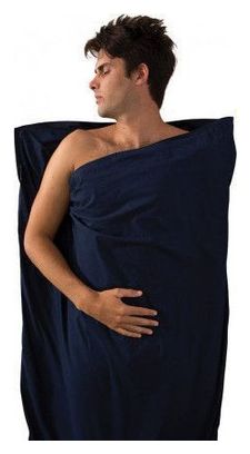 Drap de sac Sea To Summit Coton Rectangular Navy